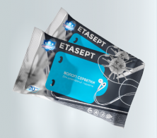 ETASEPT вологі серветки для дезінфекції гаджетів, 20 шт 